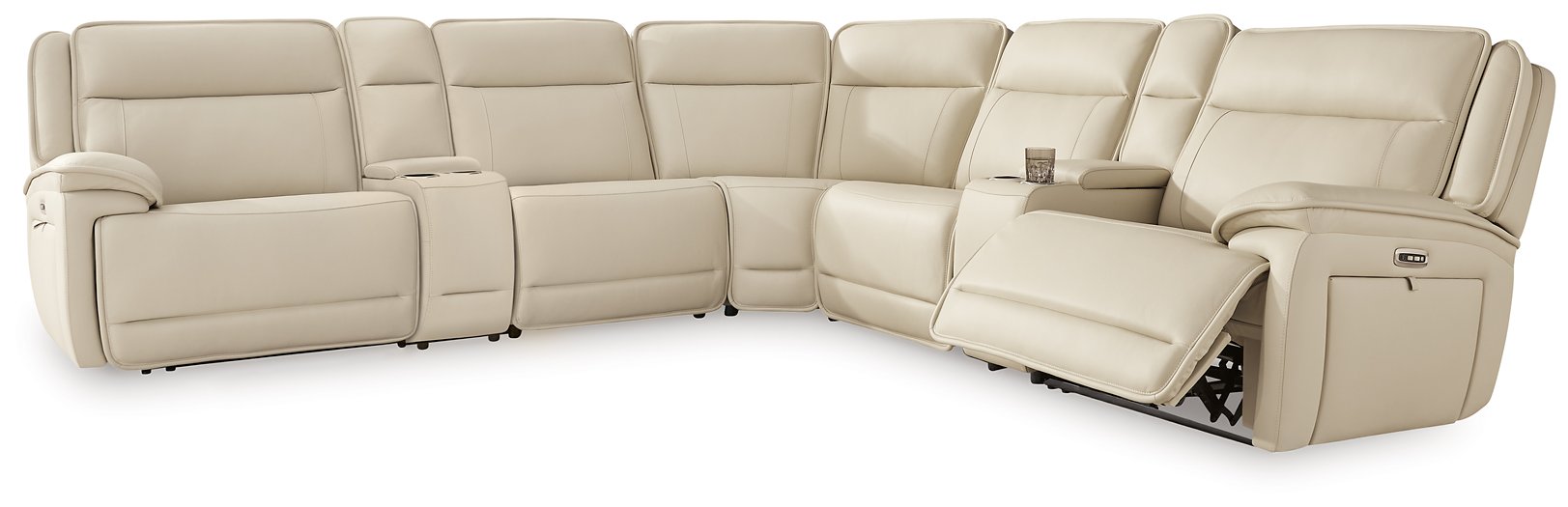 Double Deal Reclining Sectional with 2 Consoles - J. Patrick’s Furniture (Pooler, GA)