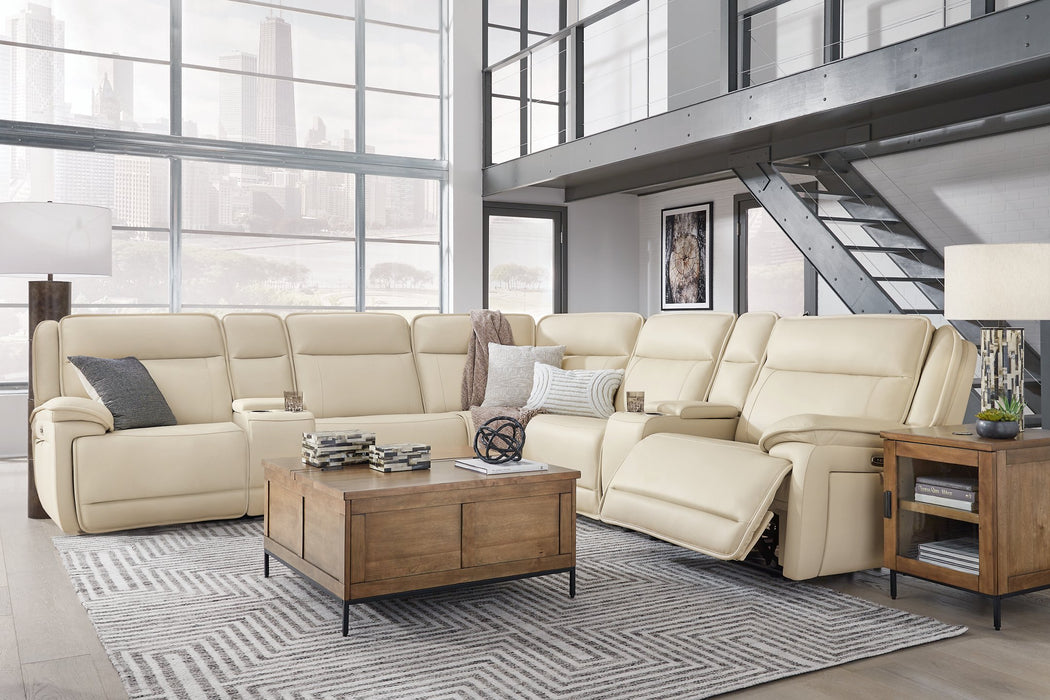 Double Deal Reclining Sectional with 2 Consoles - J. Patrick’s Furniture (Pooler, GA)