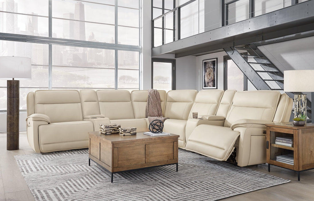 Double Deal Reclining Sectional with 2 Consoles - J. Patrick’s Furniture (Pooler, GA)