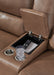 DeepWakes Power Reclining Loveseat with Console - J. Patrick’s Furniture (Pooler, GA)