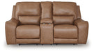 DeepWakes Power Reclining Loveseat with Console - J. Patrick’s Furniture (Pooler, GA)