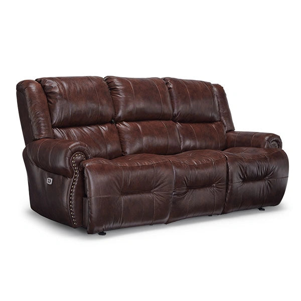GENET COLLECTION LEATHER POWER RECLINING SOFA W/ FOLD DOWN TABLE- S960CZ4
