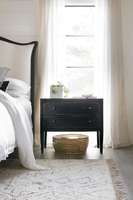 Ciao Bella Two-Drawer Nightstand- Black