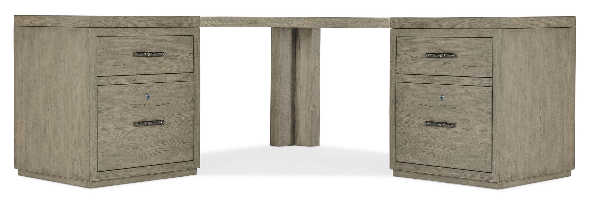 Linville Falls Corner Desk with Two Files