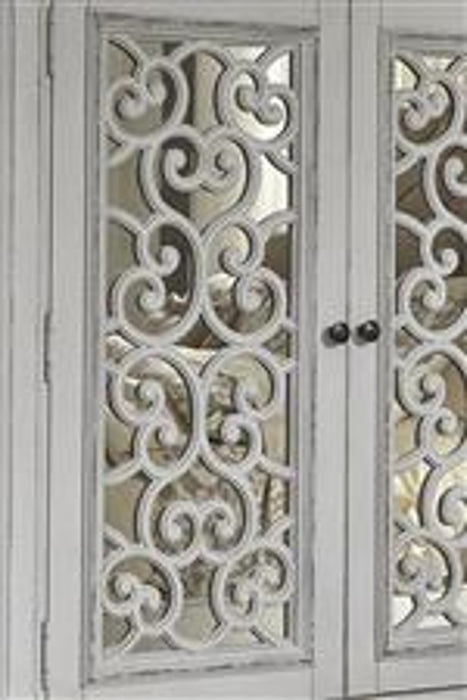 Liberty Furniture Abbey Park Mirrored Door Chest in Antique White - J. Patrick’s Furniture (Pooler, GA)