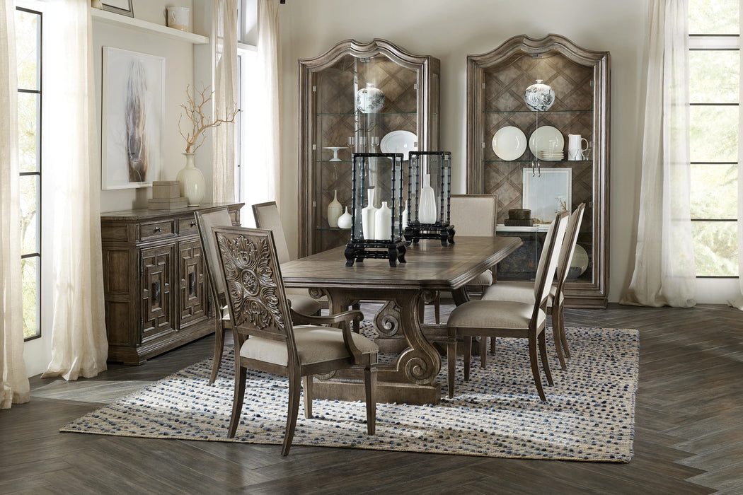Woodlands Rectangle Dining Table w/ 2-22in Leaves
