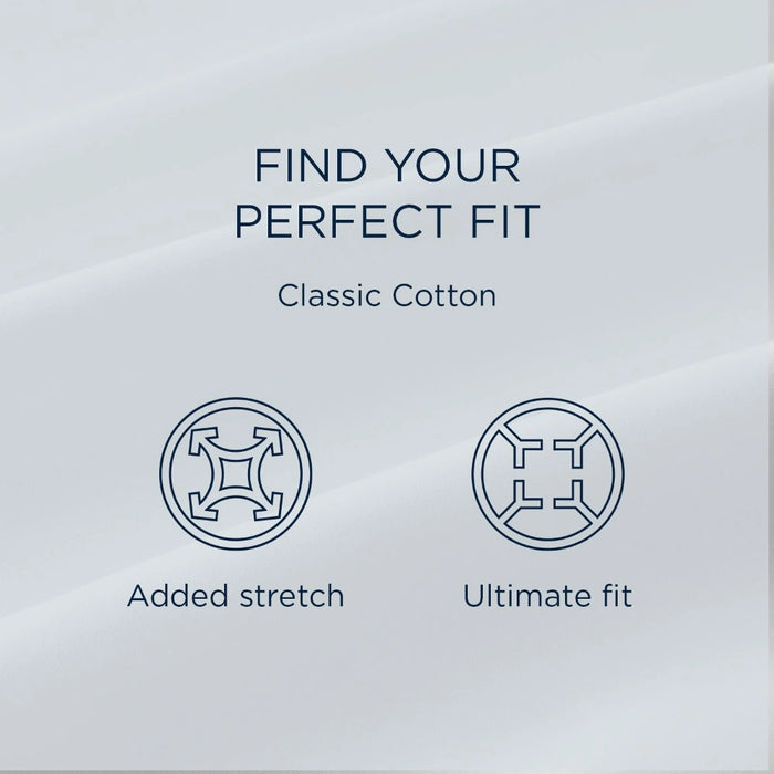 TEMPUR Classic Cotton Sheet Set Sleepy Blue