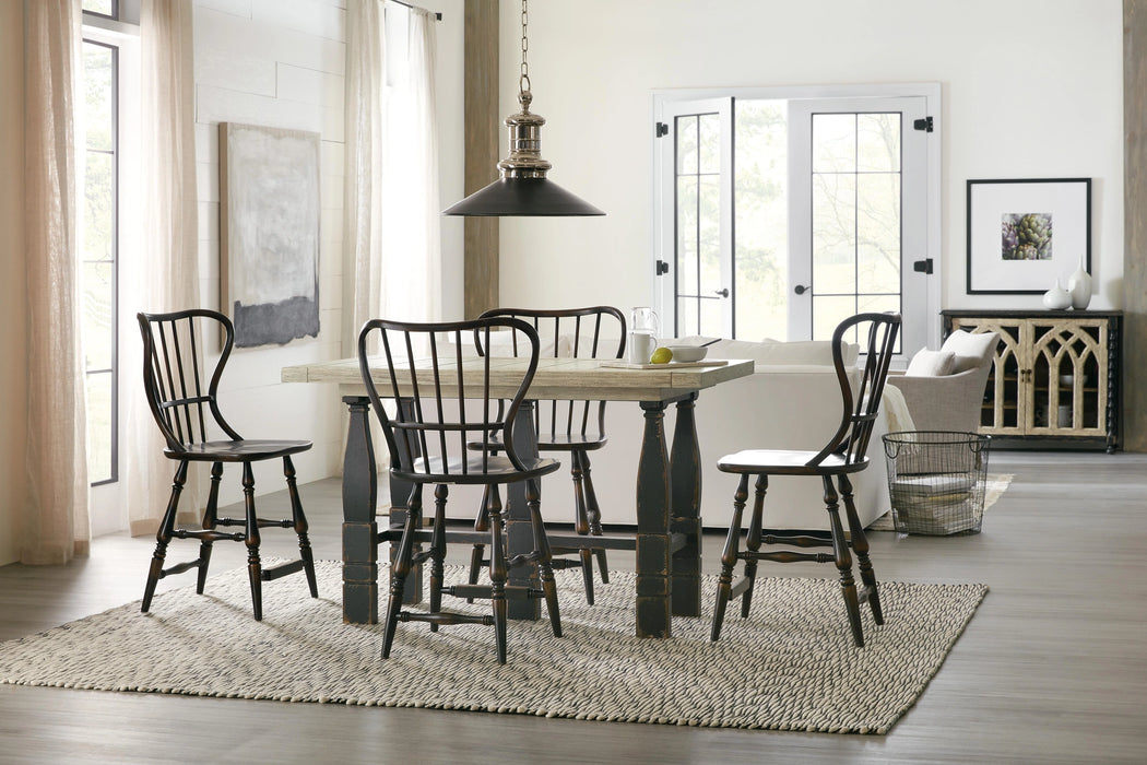 Ciao Bella Friendship Table- Flaky White/Black