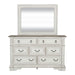 Abbey Park King California Sleigh Bed, Dresser & Mirror, Night Stand image