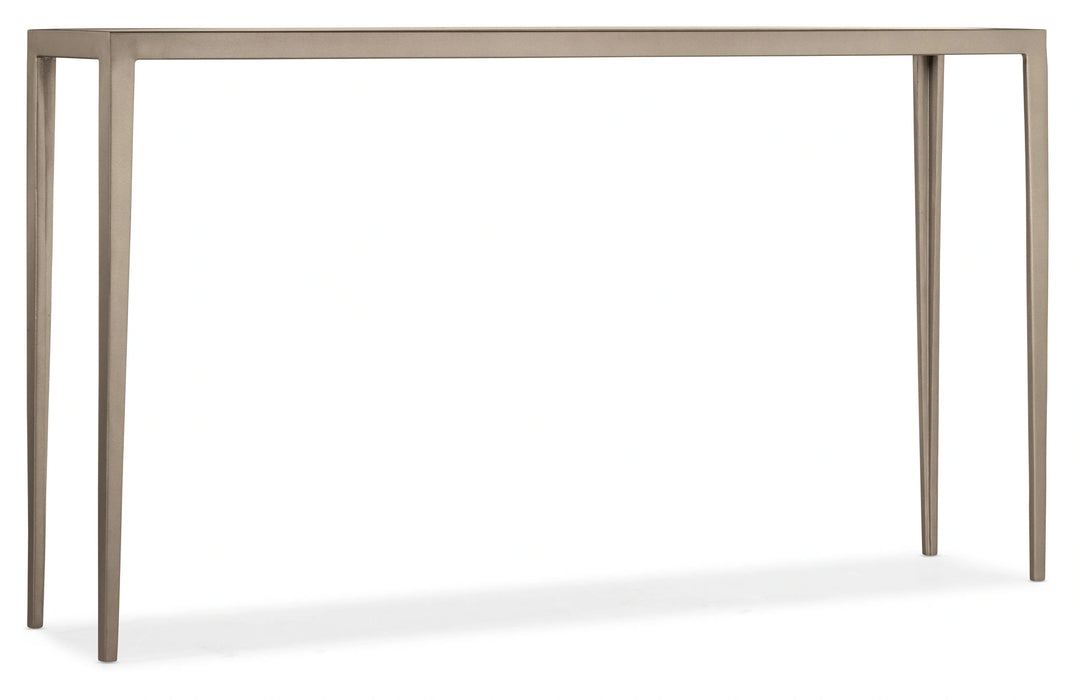 White Venetian Marble Console Table