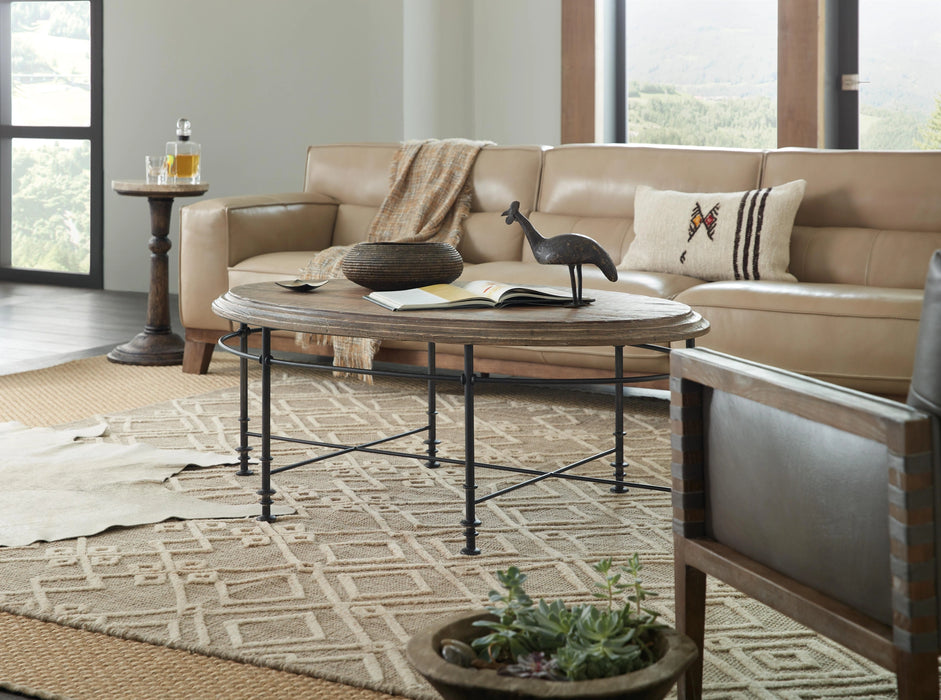 La Grange Faison Oval Cocktail Table
