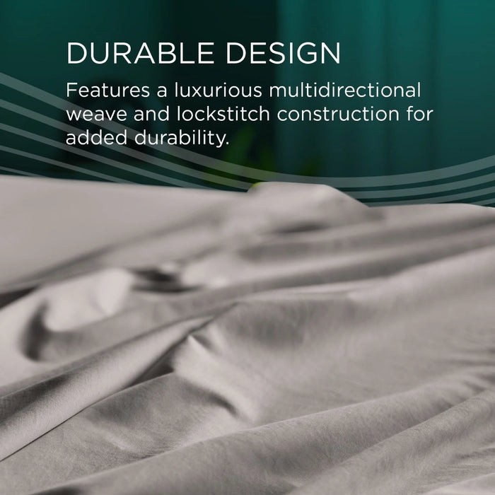 TEMPUR-Adapt Luxe Egyptian Cotton Sheets - Graphite
