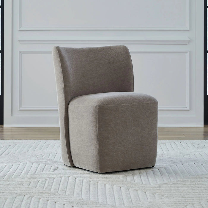 Accent Dining Accent Dining Chair w/ Casters - Truffle image