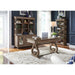Liberty Simply Elegant Credenza with Hutch in Heathered Taupe - J. Patrick’s Furniture (Pooler, GA)