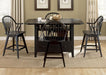 Liberty Furniture Hearthstone Windsor Back Arm Chair in Black (Set of 2) - J. Patrick’s Furniture (Pooler, GA)