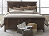 Liberty Furniture Saddlebrook Queen Panel Bed in Tobacco Brown - J. Patrick’s Furniture (Pooler, GA)