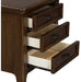 Liberty Furniture Saddlebrook 3 Drawer Nightstand in Tobacco Brown - J. Patrick’s Furniture (Pooler, GA)