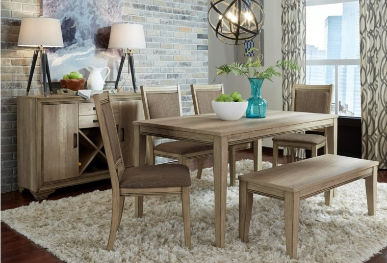 Liberty Furniture Sun Valley 72"Rectangular Leg Table in Sandstone (RTA) - J. Patrick’s Furniture (Pooler, GA)